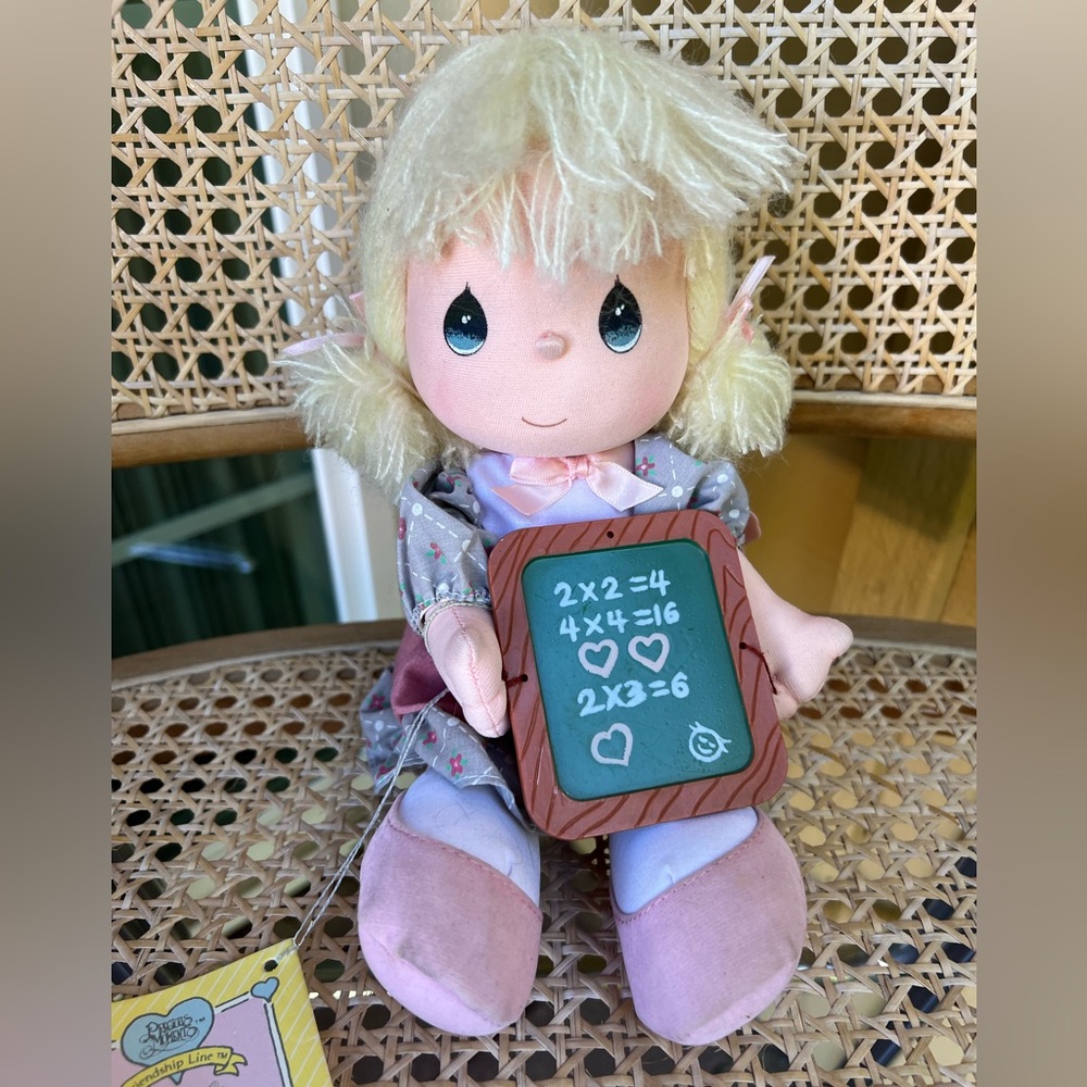 Vintage 1989 Precious Moments Loving You Schoolgirl Doll
